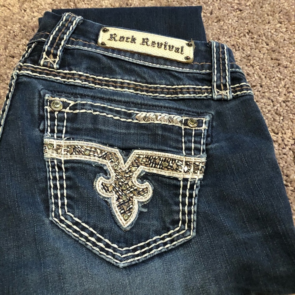 Rock Revival Jeans Size 29 Chile Easy Skinny Fit